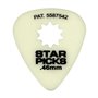 EVERLY GLOW IN THE DARK STAR PICK THIN.46mm (12-PACK) Набір медіаторів, що світяться в темряві (33001)