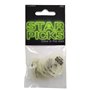 EVERLY GLOW IN THE DARK STAR PICK THIN.46mm (12-PACK) Набір медіаторів, що світяться в темряві (33001)