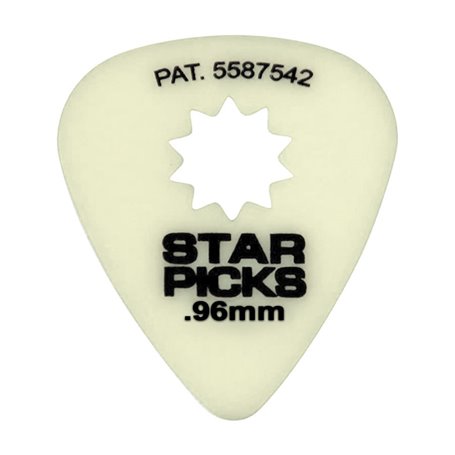 EVERLY GLOW IN THE DARK STAR PICK HEAVY .96mm (12-PACK) Набір медіаторів, що світяться в темряві (33003)