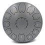 FZONE STD12I13N Gray STEEL TONGUE DRUM