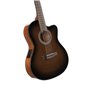 CORT Jade E Nylon (Dark Brown Burst)