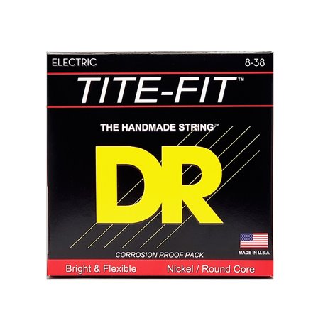 Струни для гітари DR Strings TITE-FIT Electric - Light Light (8-38)