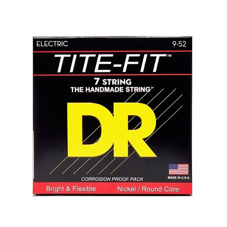 Струни для гітари DR Strings TITE-FIT Electric - Light 7 String (9-52)