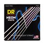 Струни для гітари DR Strings NEON White Electric - Light (9-42)