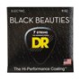 Струни для гітари DR Strings BLACK BEAUTIES Electric - Light 7-String (9-52)