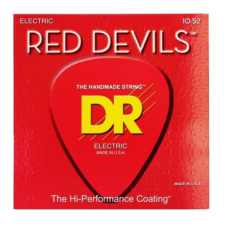 Струни для гітари DR Strings RED DEVILS Electric - Big Heavy (10-52)