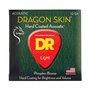 Струни для гітари DR Strings DRAGON SKIN Acoustic - Light (12-54)