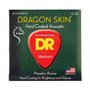 Струни для гітари DR Strings DRAGON SKIN Acoustic - Medium (13-56)