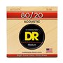 Струни для гітари DR Strings HI-BEAM Acoustic 80/20 Bronze - Medium (13-56)