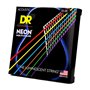 Струни для гітари DR Strings NEON Multi-Color Acoustic - Extra Light (10-48)