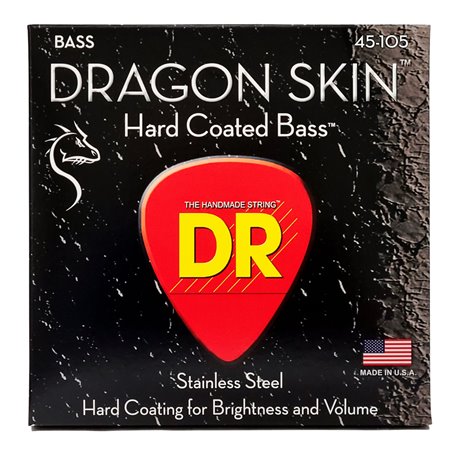 Струни для гітари DR Strings DRAGON SKIN Bass - Medium (45-105)