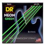 Струни для гітари DR Strings NEON Green Bass - Medium - 5 String (45-125)