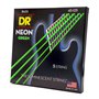 Струни для гітари DR Strings NEON Green Bass - Medium - 5 String (45-125)