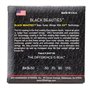 Струни для гітари DR Strings BLACK BEAUTIES Bass - Heavy (50-110)