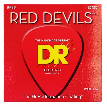 Струни для гітари DR Strings RED DEVILS Bass - Medium - 5-String (45-125)