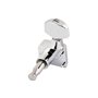 FENDER AMERICAN PRO STAGGERED STRATOCASTER/TELECASTER TUNING MACHINE SETS CHROME Кілки для гітари