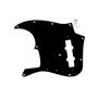 FENDER PURE VINTAGE PICKGUARD JAZZ BASS 70S 10-HOLE BLACK Пікгард