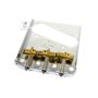 FENDER BRIDGE ASSEMBLY FOR AMERICAN VINTAGE HOT ROD TELECASTER WITH COMPENSATED BRASS SADDLES NICKEL Бридж