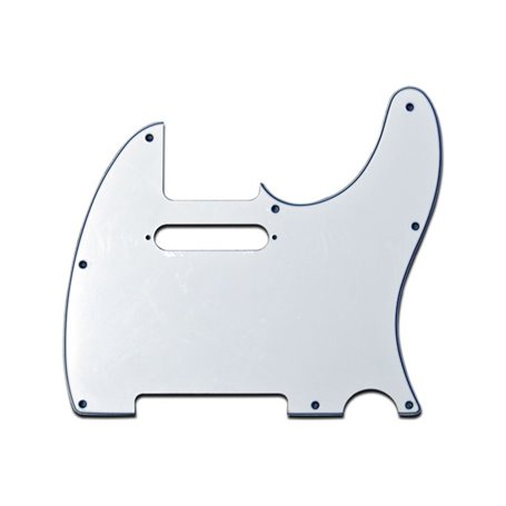 FENDER PICKGUARD FOR TELECASTER WHITE 3-PLY Пікгард