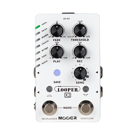 Гітарний ефект MOOER Looper X2