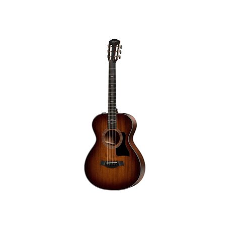 TAYLOR GUITARS 322e 12-Fret Электроакустическая гитара, 6 струн, форма - гранд концерт, верхняя дека - цельный махагони (V-braci