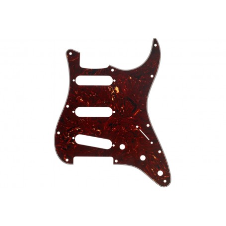 FENDER PICKGUARD FOR STRAT S/S/S 11-HOLE TORTOISE SHELL 4 PLY Пікгард