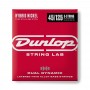 Струни для гітари DUNLOP DBHYN45125 DUAL DYNAMIC LAYERED TWIN ALLOY HYBRID WOUND NICKEL BASS STRINGS 45-125 | 5-STRING