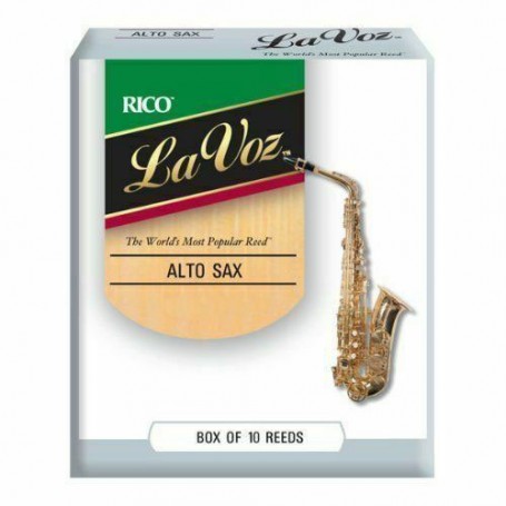 Тростини для духового інструменту RICO La Voz - Alto Sax Medium Hard - 10 Pack