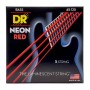 Струни для гітари DR Strings NEON Red Bass - Medium 5 String (45-125)