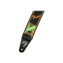 Ремінь гітарний FENDER STRAP 2" NEON MONOGRAMMED GREEN ORANGE