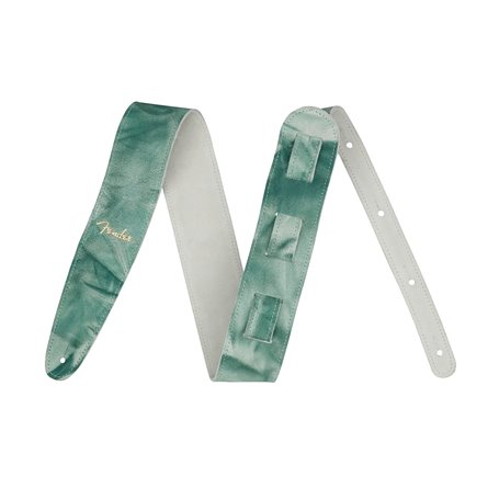 Ремінь гітарний FENDER STRAP TIE DYE LEATHER SAGE GREEN