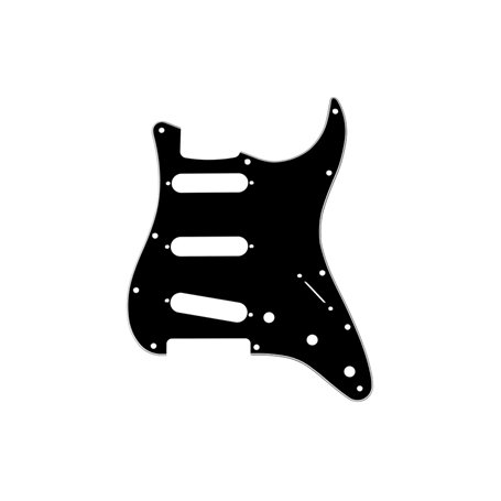 Пікгард FENDER 11-HOLE MODERN-STYLE STRATOCASTER S/S/S PICKGUARDS BLACK