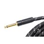 Кабель інструментальний FENDER CABLE DELUXE SERIES 10' ANGLED BLACK TWEED