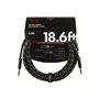 Кабель інструментальний FENDER CABLE DELUXE SERIES 18.6' BLACK TWEED