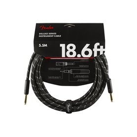 Кабель інструментальний FENDER CABLE DELUXE SERIES 18.6' BLACK TWEED