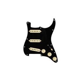 Пікгард зі звукознімачами FENDER PRE-WIRED STRAT PICKGUARD CUSTOM SHOP FAT 50'S SSS BLACK