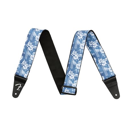 Ремінь гітарний FENDER STRAP 2" HAWAIIAN STRAPS BLUE FLORAL