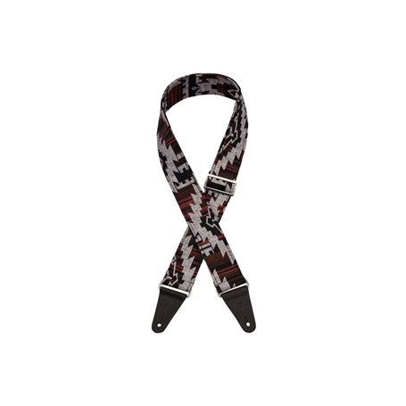 Ремінь гітарний FENDER STRAP 2" ZION AZTEC BLACK