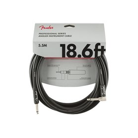 Кабель інструментальний FENDER CABLE PROFESSIONAL SERIES 18.6' ANGLED BLACK