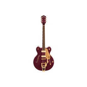 Гітара напівакустична GRETSCH ELECTROMATIC PRISTINE LTD CENTER BLOCK DOUBLE-CUT WITH BIGSBY DARK CHERRY METALLIC