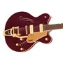 Гітара напівакустична GRETSCH ELECTROMATIC PRISTINE LTD CENTER BLOCK DOUBLE-CUT WITH BIGSBY DARK CHERRY METALLIC