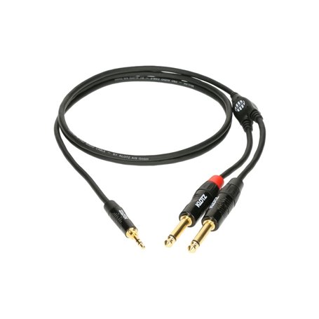 Кабель комутаційний KLOTZ KY5-150 MINILINK PRO Y-CABLE BLACK 1.5 M