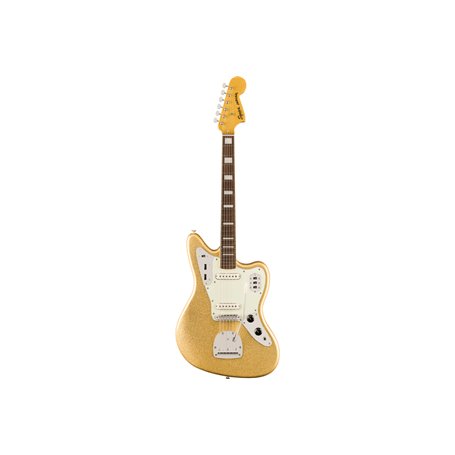 Електрогітара SQUIER by FENDER LIMITED EDITION CLASSIC VIBE '70S JAGUAR MATCHING HEADSTOCK GOLD SPARKLE