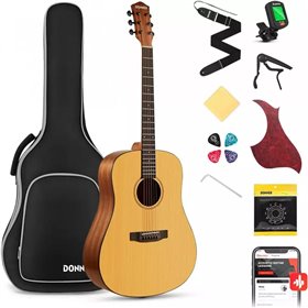 Donner Music Acoustic Guitar 41 Inch Full-size EC983