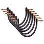 Donner Music Professional Guitar Effect Pedal Cable 6 inch 6-Pack EC889X6