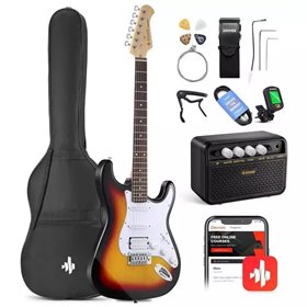 Donner Music DST-100 Sunburst Electric Guitar Kit Sunburst EC1098