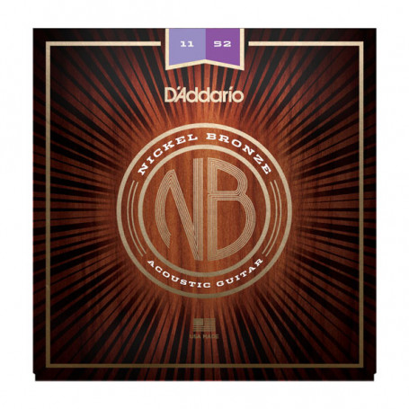 D`ADDARIO NB1152 NICKEL BRONZE CUSTOM LIGHT 11-52 Струны фото