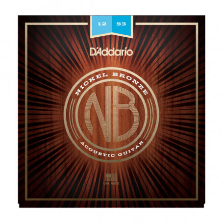 D`ADDARIO NB1253 NICKEL BRONZE LIGHT 12-53 Струны фото