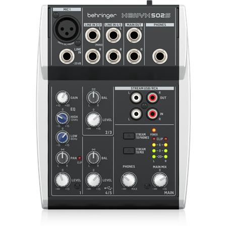 Аналоговий мікшер Behringer XENYX 502S