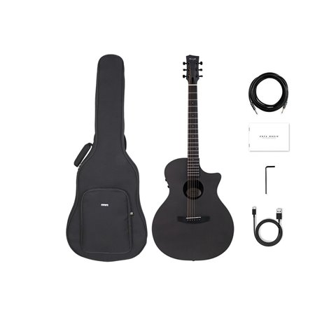 Електроакустична гітара Enya EGA-X0 BK S0 EQ with TransAcoustic